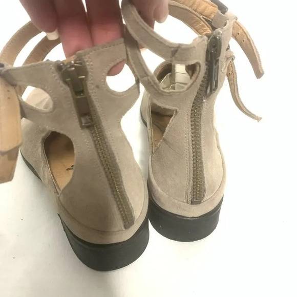 Free People Suede ankle strap flat size 36 - Picture 6 of 11